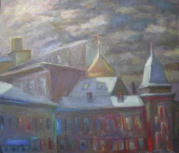 Winter on rooftops. Kotov Boris