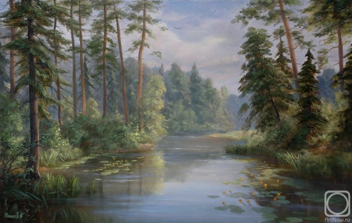 Panov Aleksandr. Forest lake