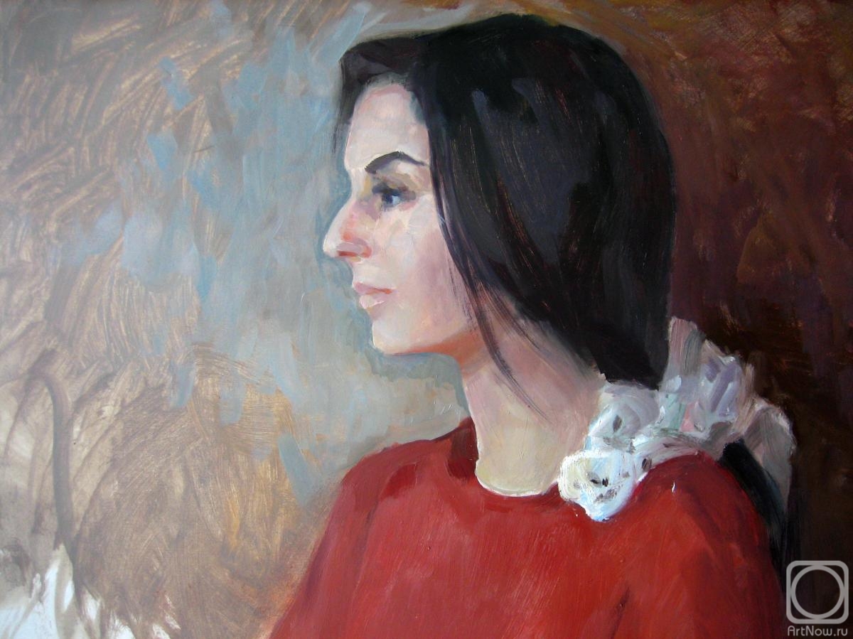 Luchkina Olga. Portrait of a girl (etude)