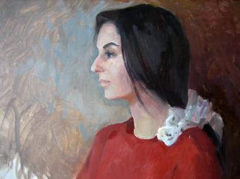 Portrait of a girl (etude) (Portrait Of Novorossiysk). Luchkina Olga