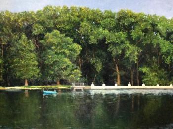 Lake in the Park. Makrukha Sergey