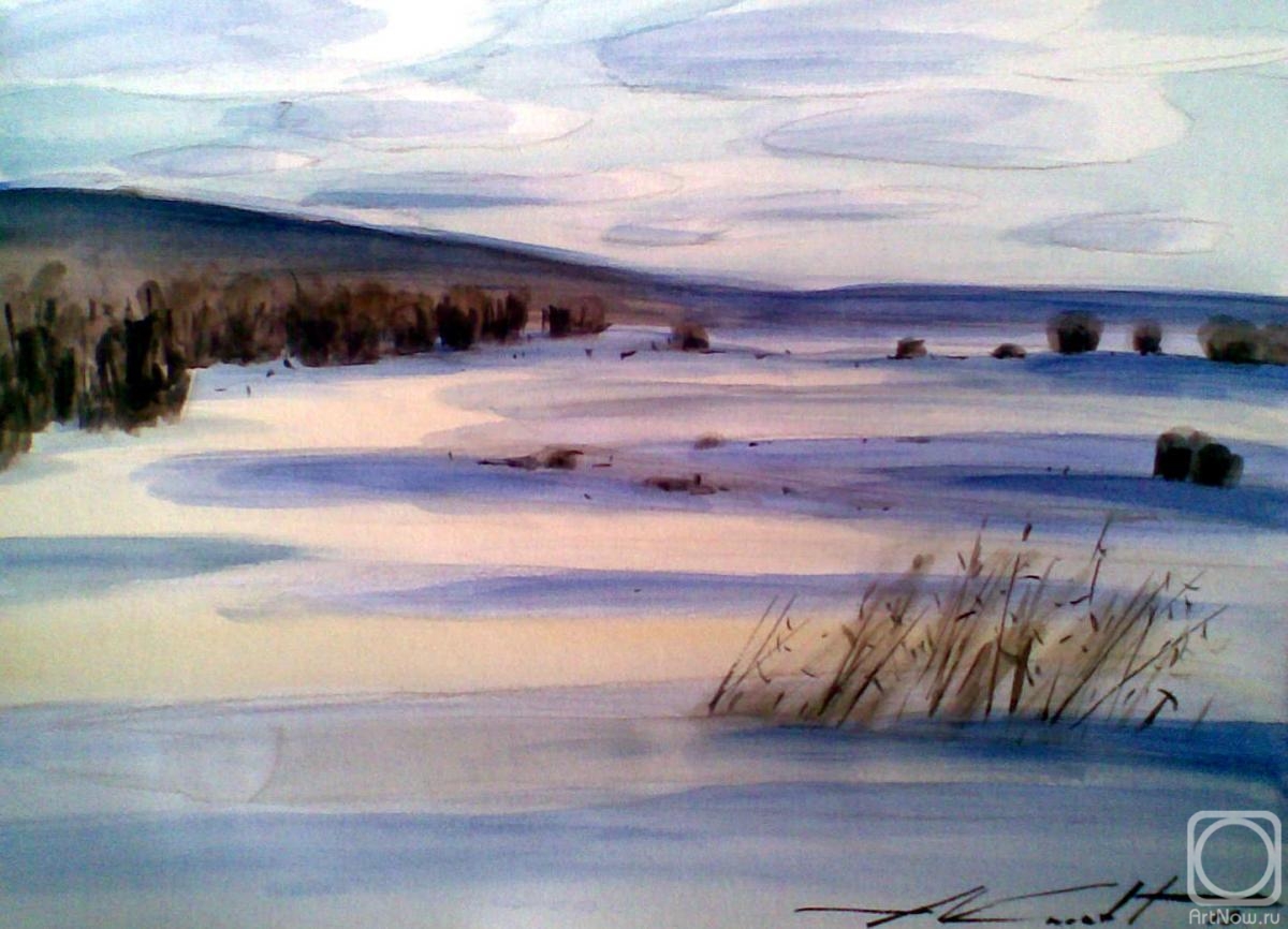 Knecht Aleksander. March windy day