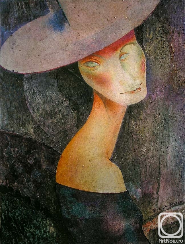 Kozlov Peter. Lady in a hat