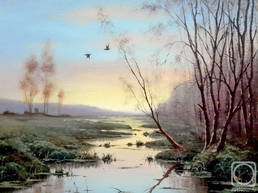 Yarcev Yuri. Dawn in the swamp