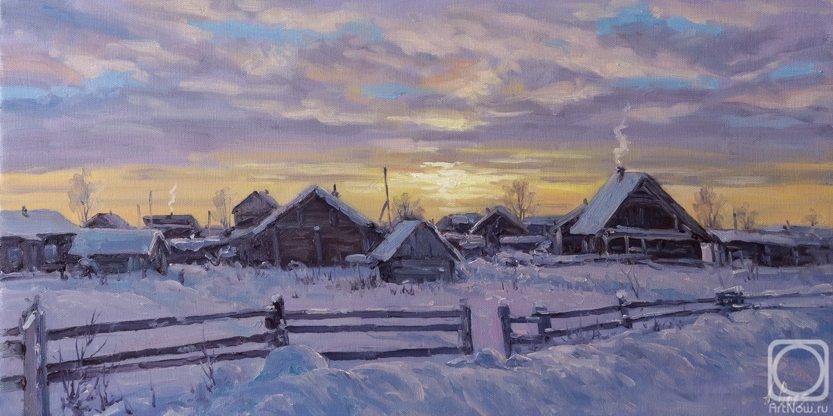 Volya Alexander. Sunset over the outskirts