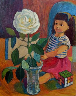 Rose and doll (Rubik S Cube). Ovchinini Lyutcia