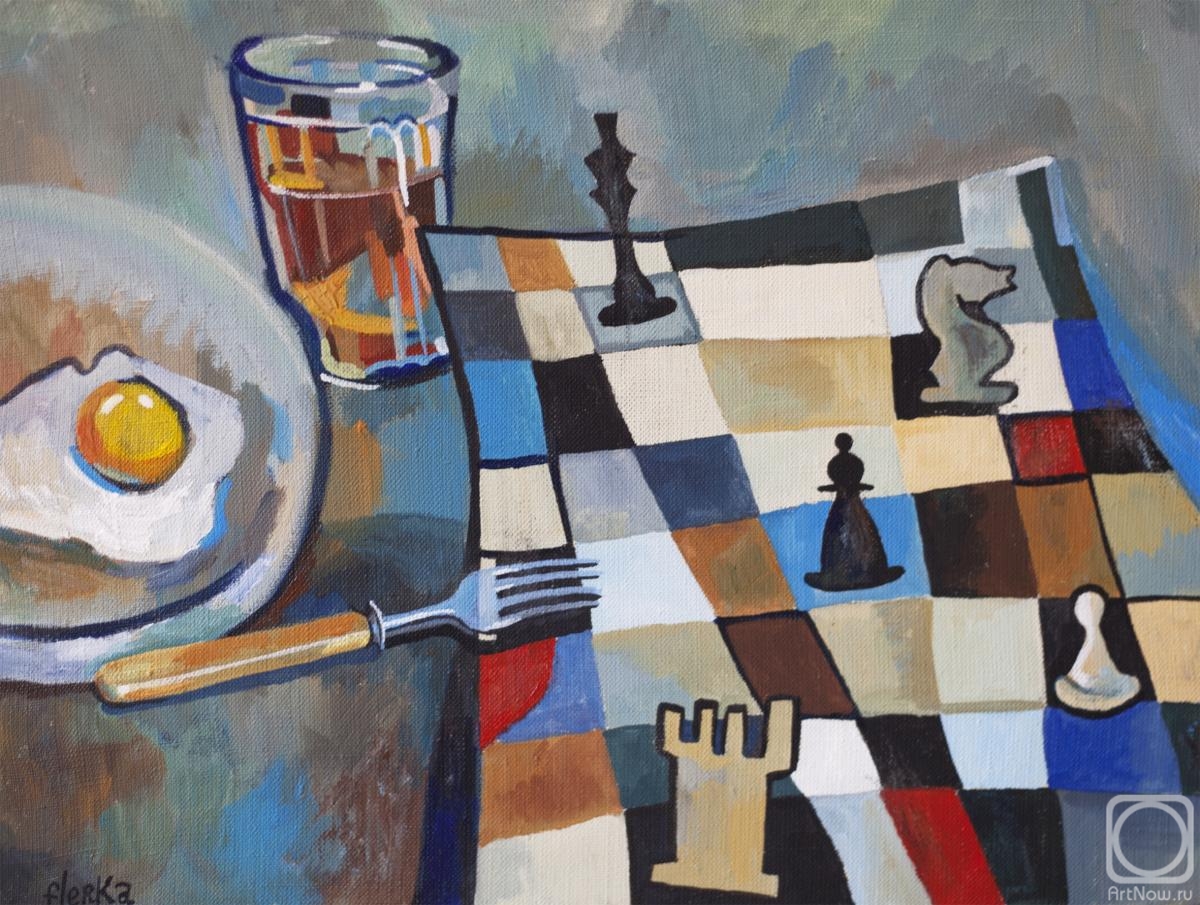 Orekhova Daria. Game of chess