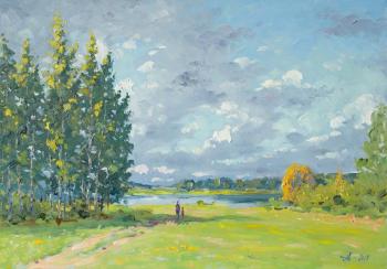 Noon on the lake. Alexandrovsky Alexander