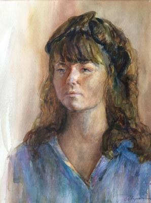 Portrait of a girl ( ). Luchkina Olga