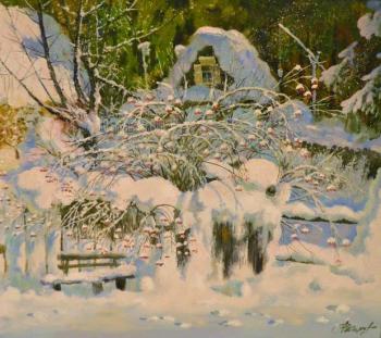 The garden of my childhood (Rowan In The Snow). Akimov Vladimir