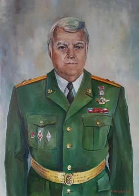 Portrait of Colonel honey. Services of the Honored Doctor of the Russian Federation V.M. Silaenkova, Chevalier of the Order of "Honor". Kruglova Irina