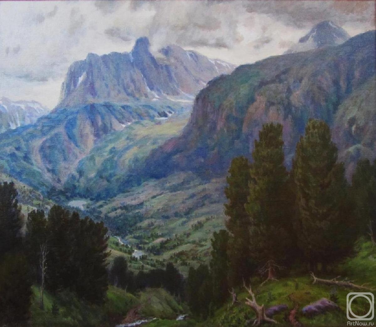 Rudin Petr. Mountain valley view