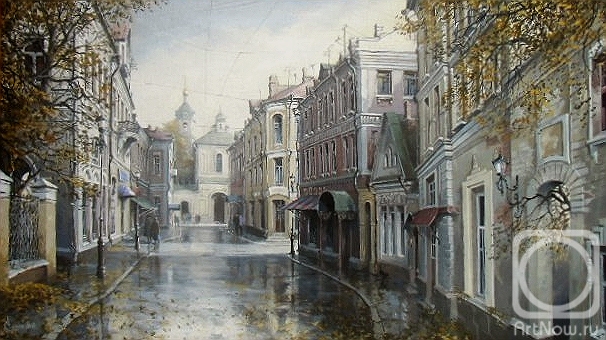 Starodubov Alexander. Town. Autumn