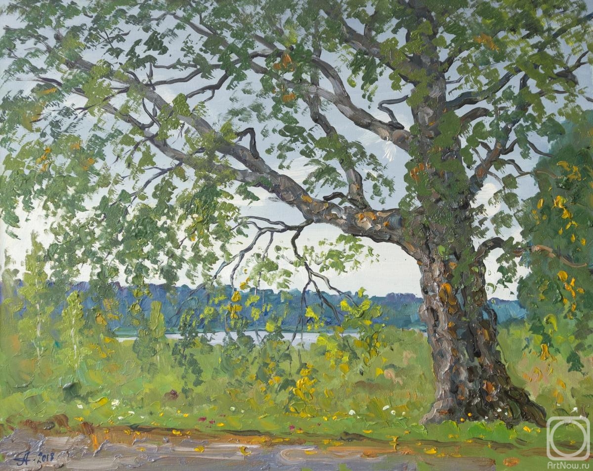 Alexandrovsky Alexander. Lonely birch, Petrovskoe estate