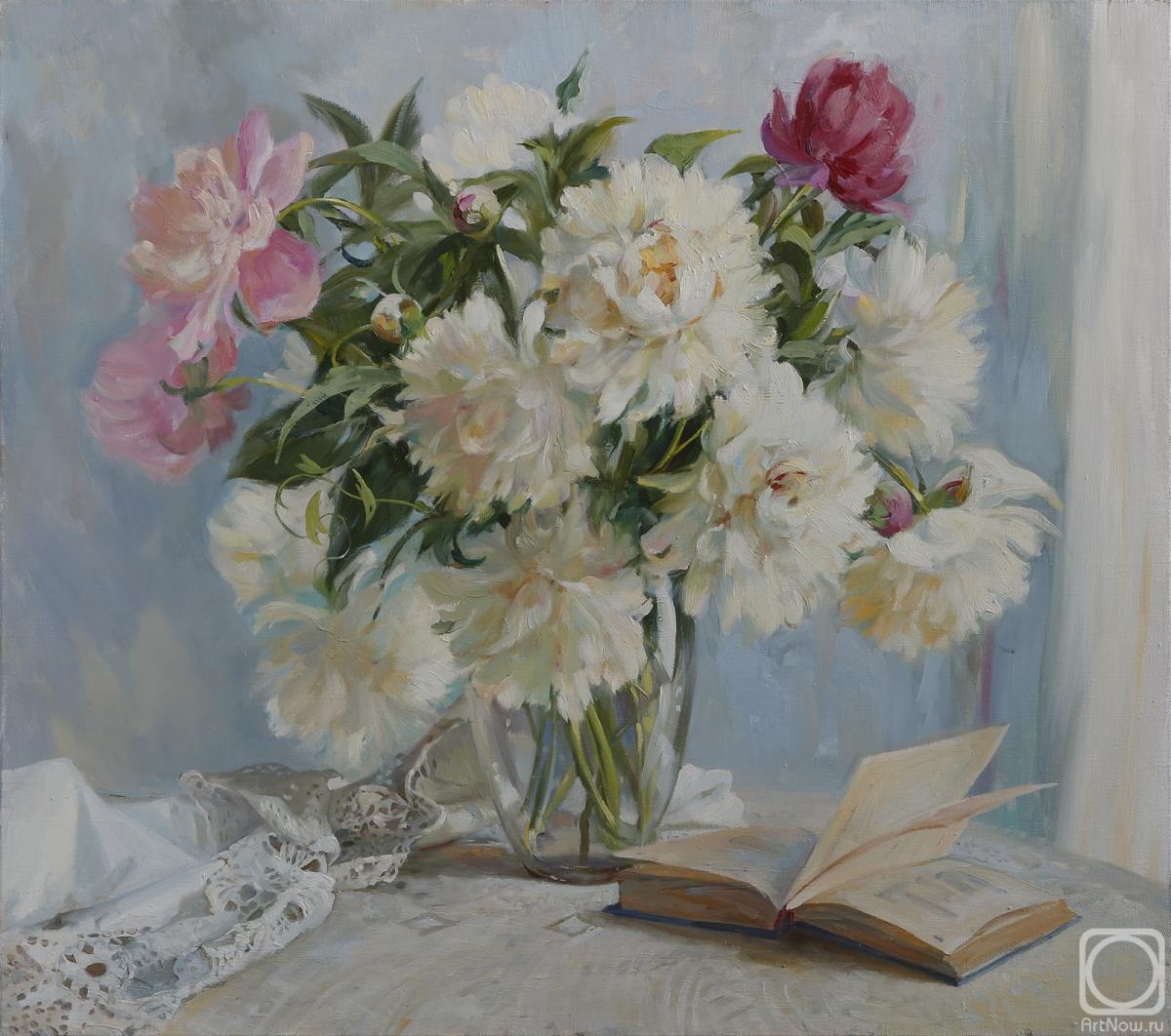 Averina Kseniya. Bouquet of peonies