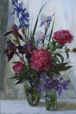 June bouquet (Picture With Irises). Averina Kseniya