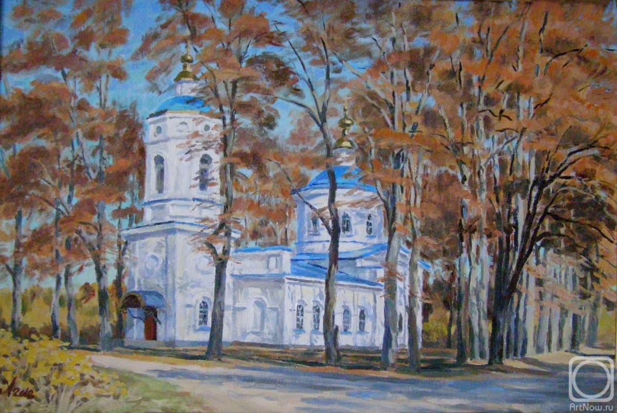 Homyakov Aleksey. Church in the village of Spas