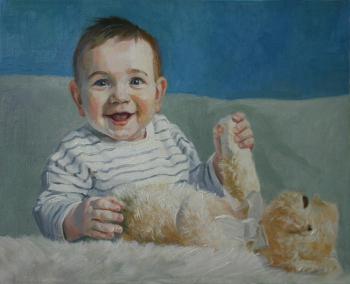 Children's portrait. Preobrazhenskaya Marina