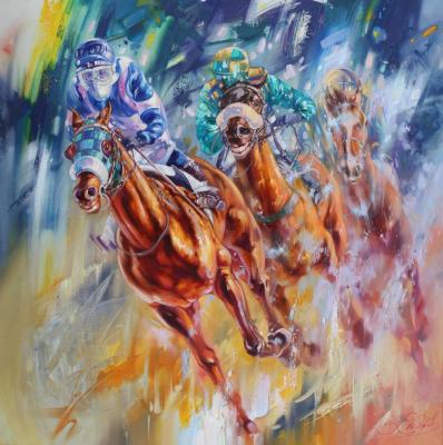 Horse racing. Sidoriv Zinovij