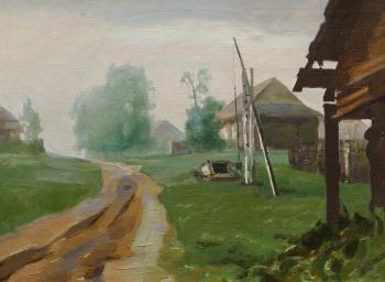 Rural landscape-morning. Orlov Gennady