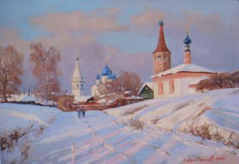 Frosty morning in Suzdal