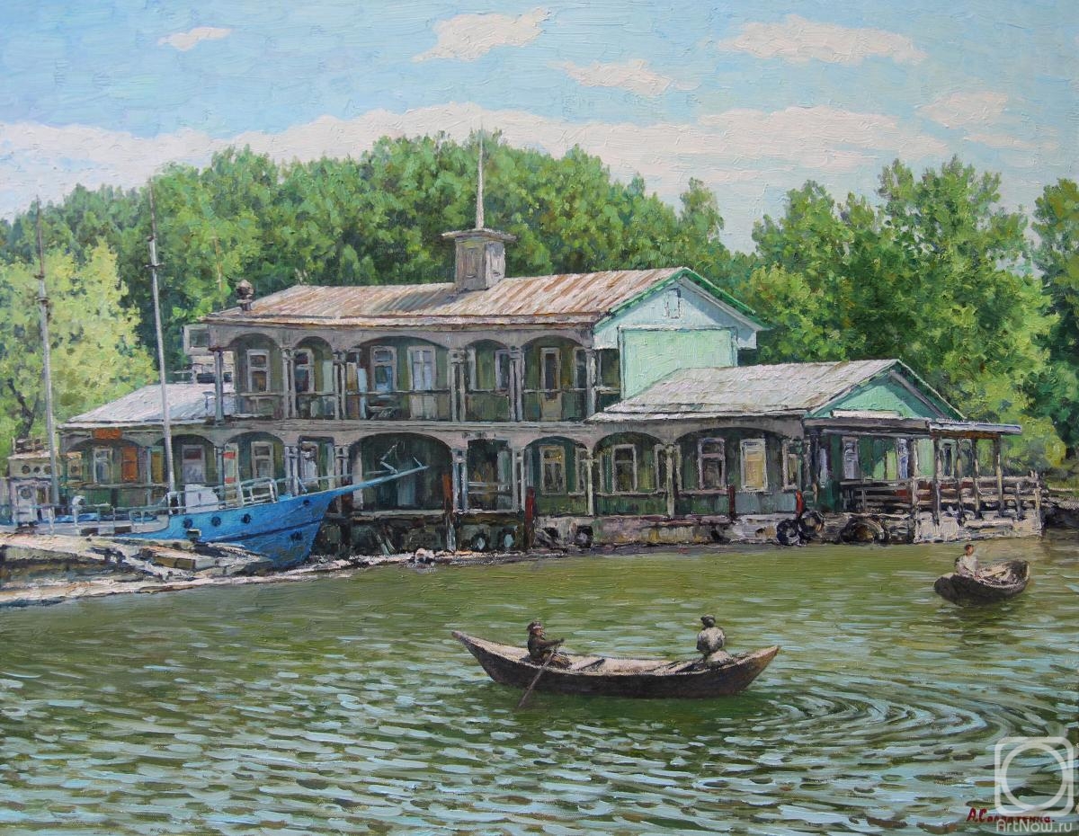 Soldatenko Andrey. Summer day. The dock