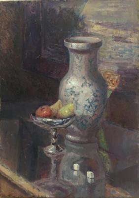 Vase, fruits, sugar. Zhmurko Anton