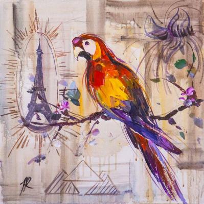 Red macaw parrot. Rodries Jose