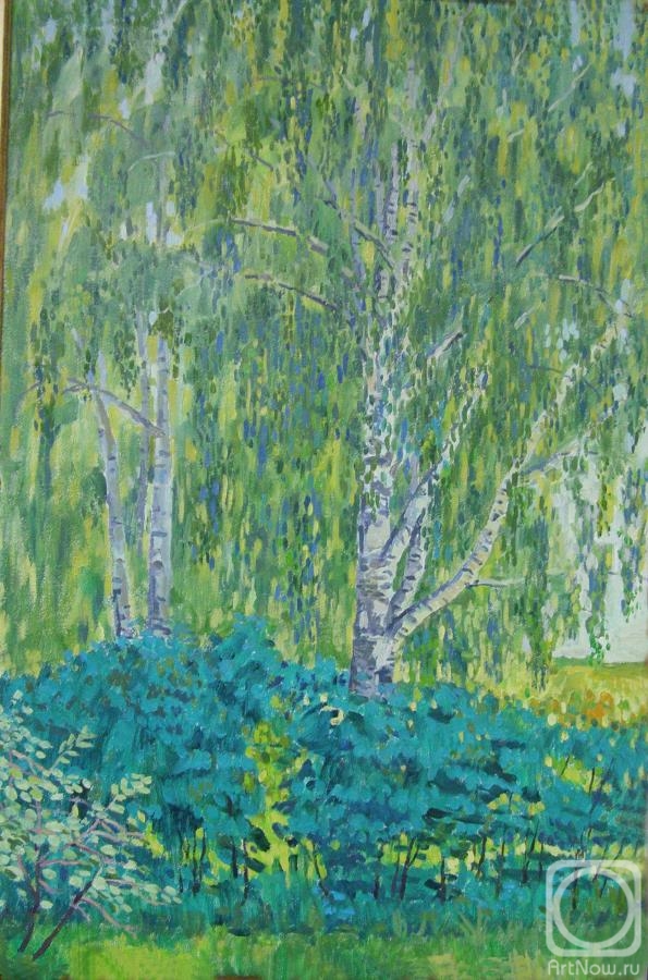 Homyakov Aleksey. Birch trees