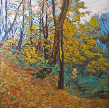 Painting Ravine, October. Dobrovolskaya Gayane