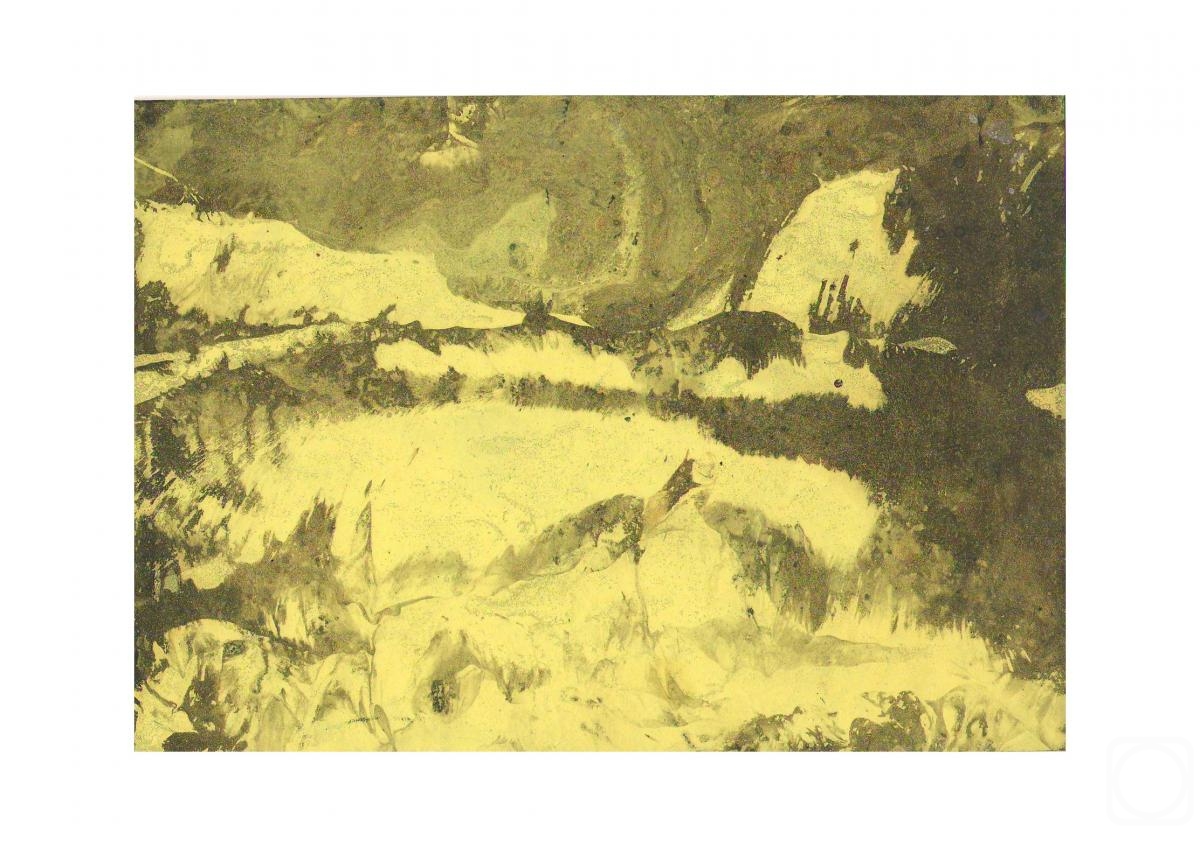 Borisov Mikhail. Monotype 17. The mystery leading into the arms