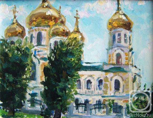 Zlobin Pavel. Holy Trinity Church in Novodonetska