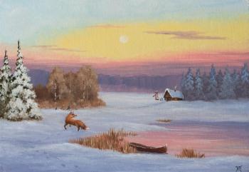 Fox in winter. Lyamin Nikolay