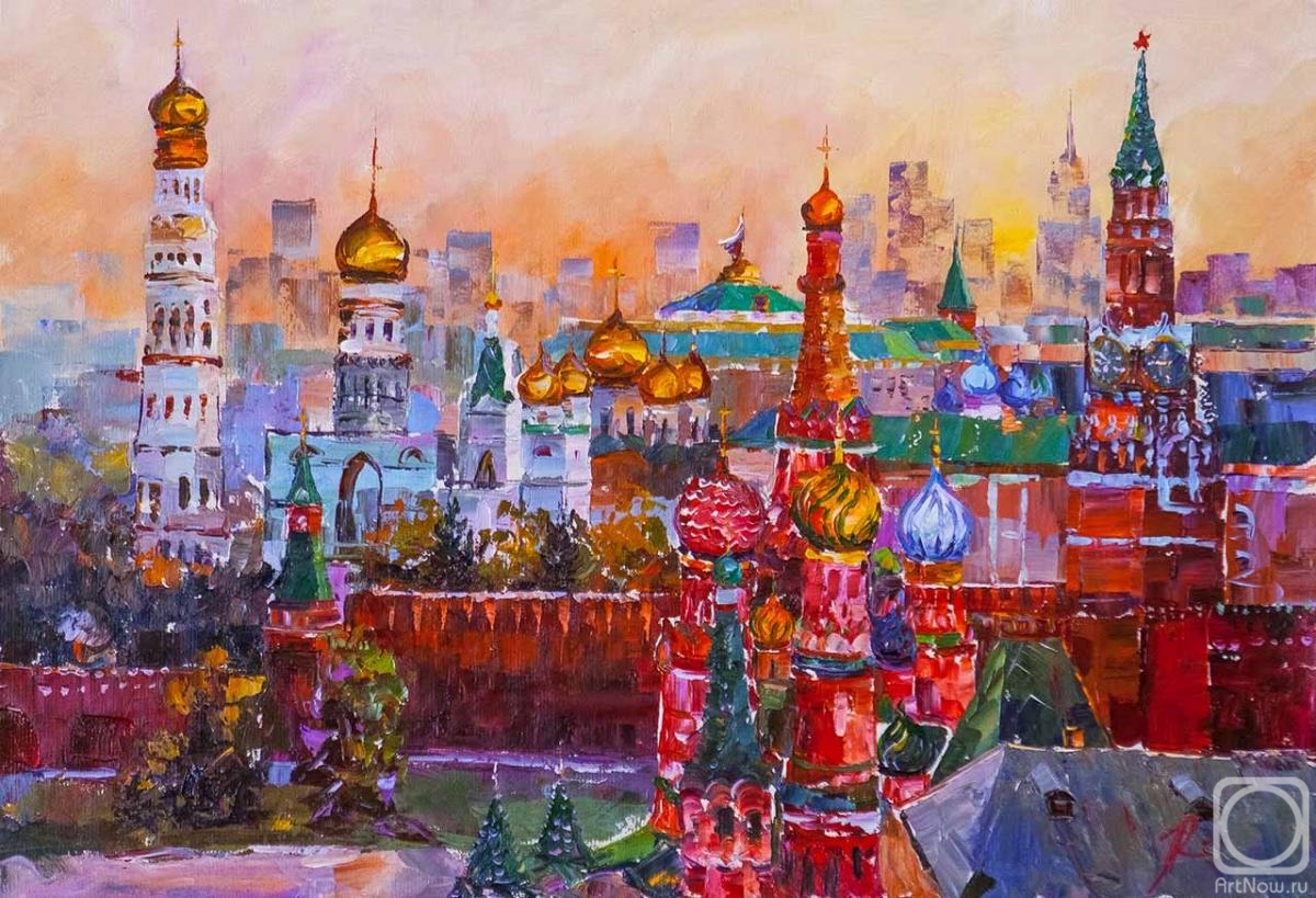 Rodries Jose. Golden-domed Moscow. JR Version