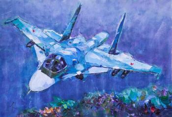 MiG-35 Airplane. In the Heavenly Spaces. Rodries Jose