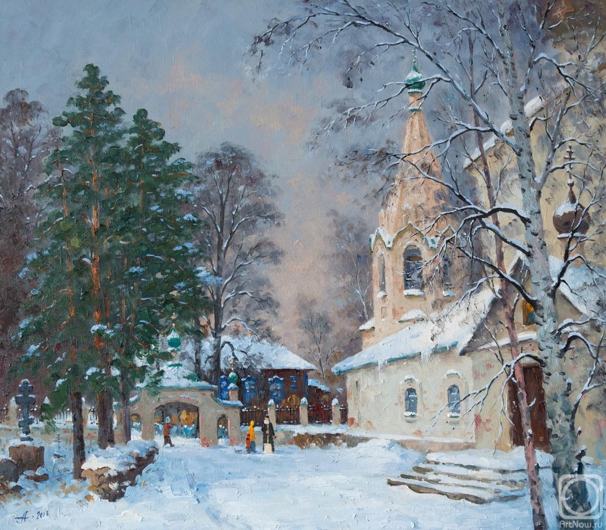 Alexandrovsky Alexander. Kostroma, Sloboda in winter