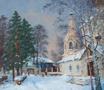 Kostroma, Sloboda in winter. Alexandrovsky Alexander