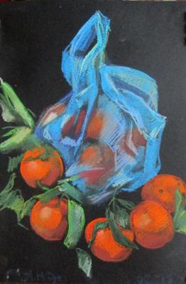 Painting Albanian Tangerines. Dobrovolskaya Gayane