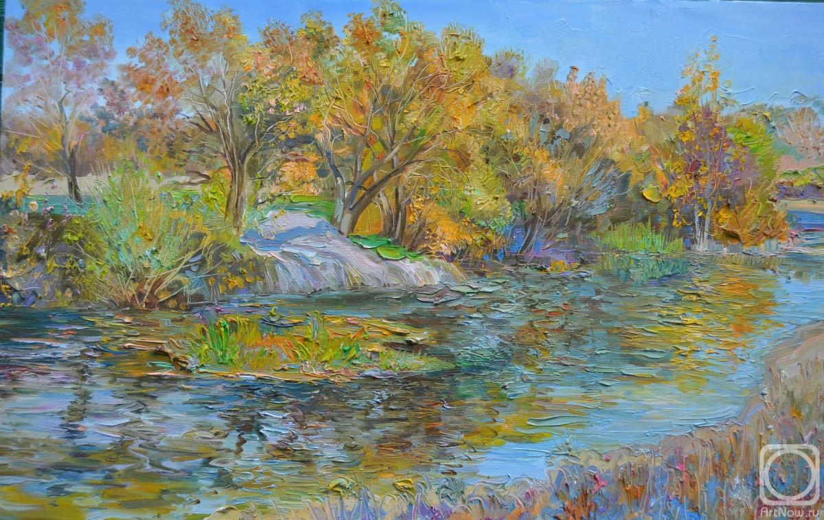 Deryabin Evgeniy. Autumn on the Seim river
