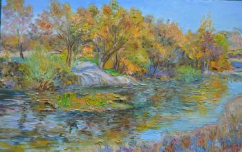 Autumn on the Seim river