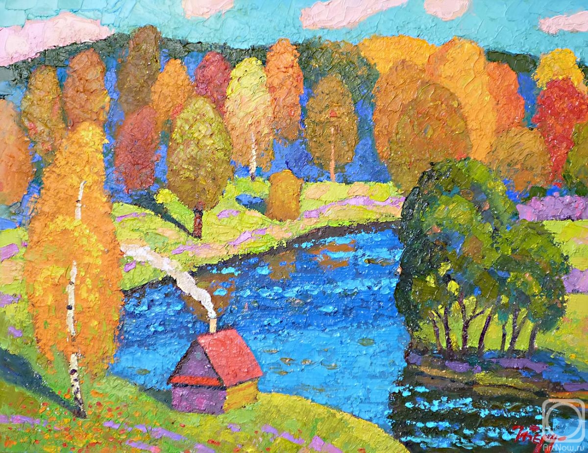 Berdyshev Igor. Autumn on the river