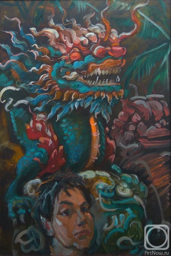 Dobrovolskaya Gayane. Self Portrait with Vietnamese Dragon