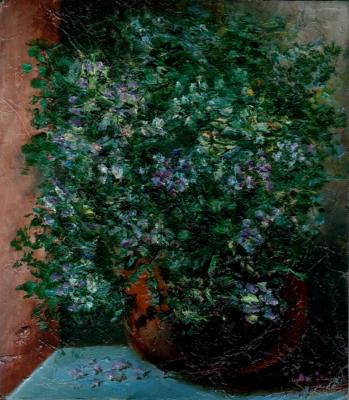 Flowers in a Pot. Abaimov Vladimir