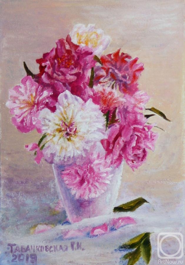 Kudryashov Galina. Bouquet of peonies