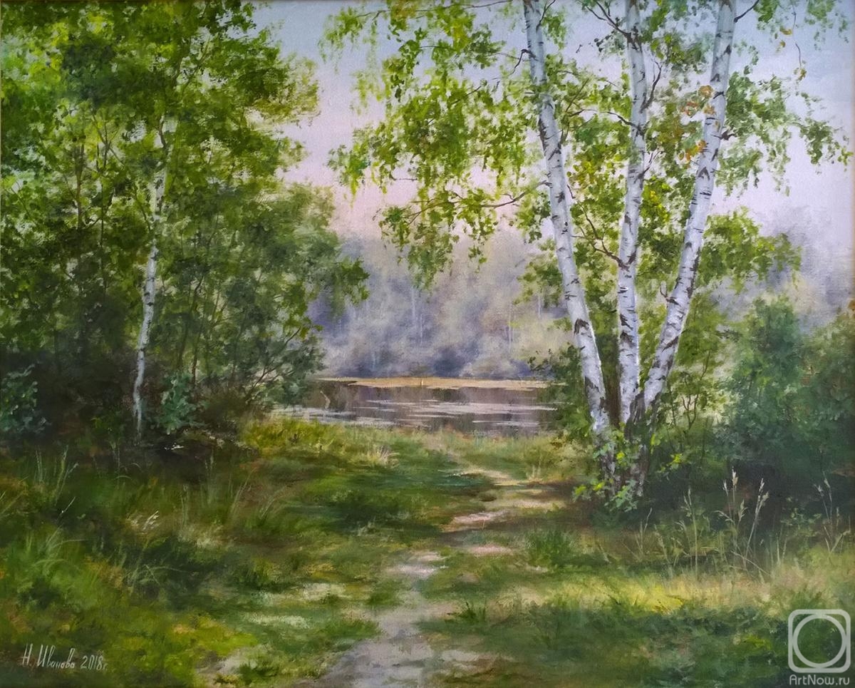 Ivanova Nadezhda. From forest lake