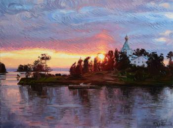 Crimson Sunset. Krasovskaya Tatyana