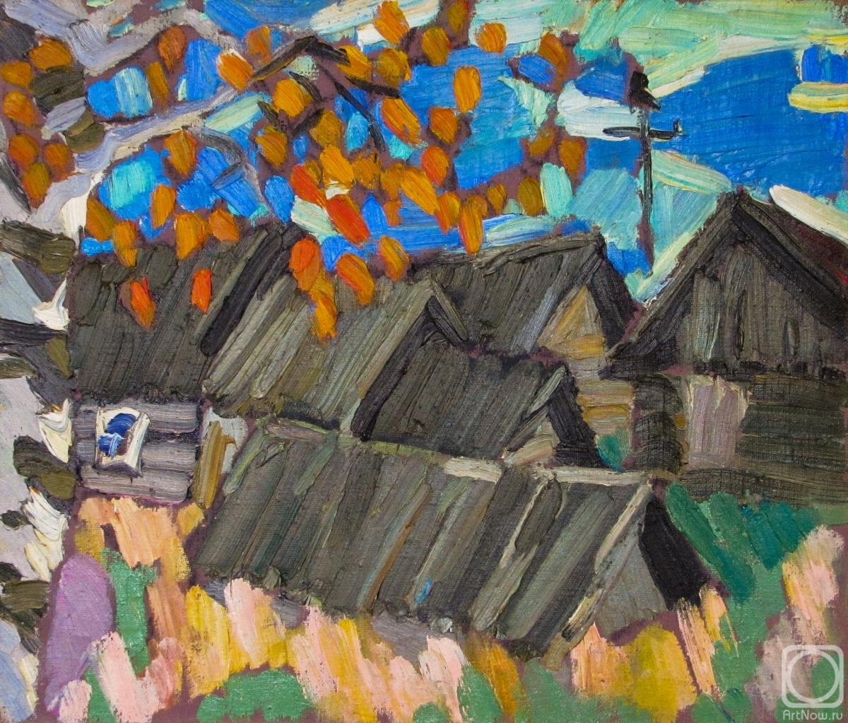Ovchinnikova Alexandra. Paints late autumn