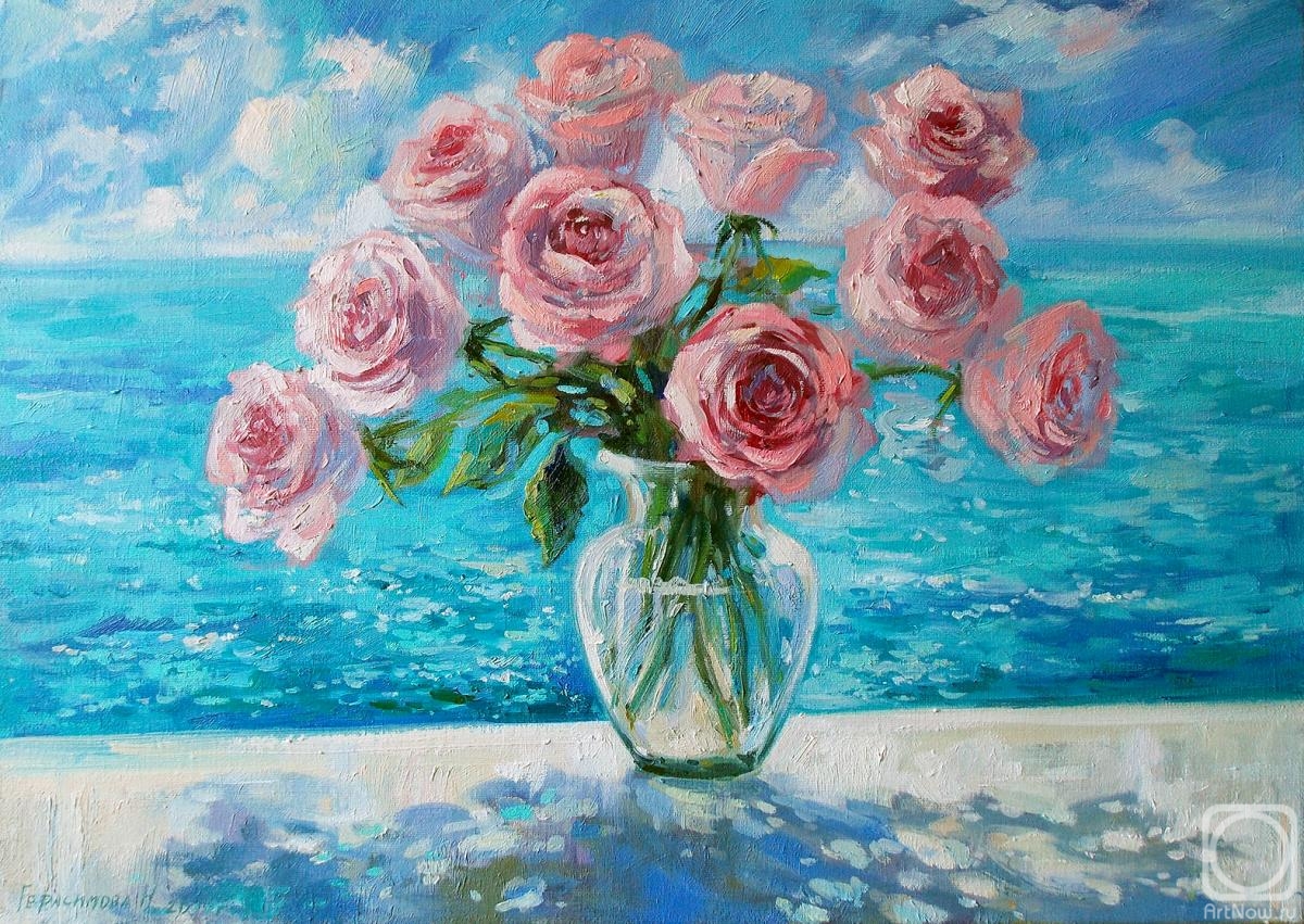 Gerasimova Natalia. Roses and sea