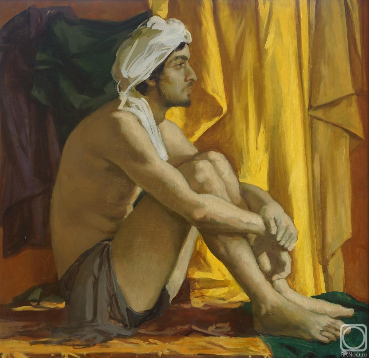 Tupeiko Ivan. A young man in a turban