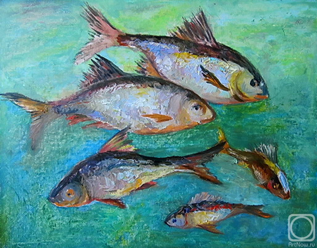 Три рыбы россии. Рыбы живопись. Картины с рыбой живопись. Рыбки в живописи маслом. Картина рыбки.